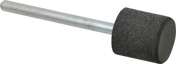 Cratex - 1/2" Max Diam x 1/2" Thick, Shape Code W185, Rubberized Point - Medium Grade, Aluminum Oxide, Mounted - Exact Tool & Supply