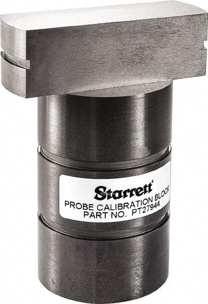 Starrett - Height Gage Probe Calibration Block - For Use with Altissimo Electronic Height Gages - Exact Tool & Supply