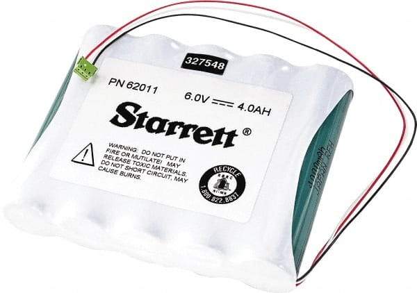 Starrett - Height Gage NiMH Battery - For Use with Altissimo Electronic Height Gages - Exact Tool & Supply