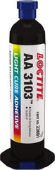 Loctite - 25 mL Syringe Clear Instant Adhesive - Bonds to Glass, Plastic & Metal - Exact Tool & Supply