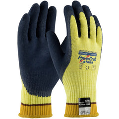 ‎09-K1700/S Gloves w/Kevlar Brand - PowerGrab Katana - 10G Kevlar/Steel Shell - Latex MicroFinish Grip - A4 - Exact Tool & Supply