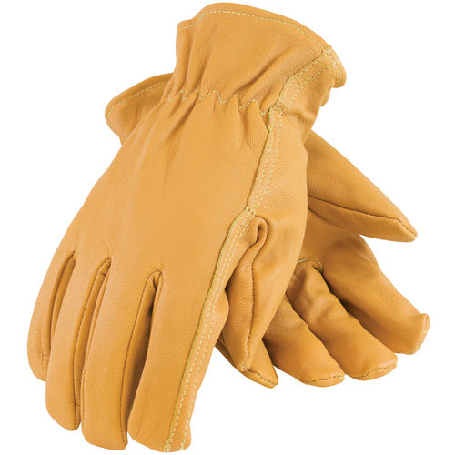‎09-K3700/XXXL Leather Gloves - Kut Gard Goatskin Leather Drivers - 13G Kevlar Lining - Staight Thumb A2 - Exact Tool & Supply
