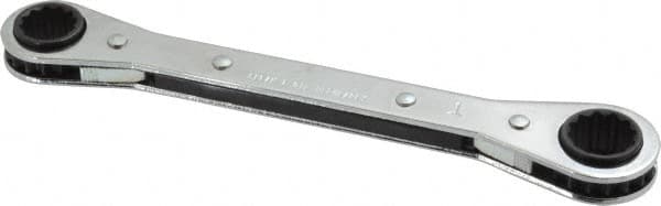 Lang - 1/2" x 9/16" 12 Point Reversible Ratcheting Box Wrench - Exact Tool & Supply