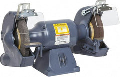 Baldor - 10" Wheel Diam x 1" Wheel Width, 1-1/2 hp Grinder - 7/8" Arbor Hole Diam, 3 Phase, 1,800 Max RPM, 208/230/460 Volts - Exact Tool & Supply