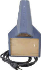 Baldor - Polycarbonate Flat Lighted Eye Shield - 3-3/4" Wide x 5-1/2" Long x 1/8" Thick, Direct Mount Base - Exact Tool & Supply