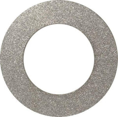 Made in USA - 5" Diam x 3" Hole x 1/4" Thick, 90/100 Grit Surface Grinding Wheel - Diamond, Coarse Grade - Exact Tool & Supply