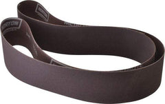 Norton - 2-1/2" Wide x 60" OAL, 120 Grit, Aluminum Oxide Abrasive Belt - Aluminum Oxide, Fine, Coated, X Weighted Cloth Backing, Series R228 - Exact Tool & Supply