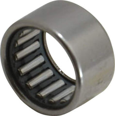 IKO - 0.591" Bore Diam, 1,780 Lb. Dynamic Capacity, 15 x 21 x 12mm, Caged, Open End, Shell Needle Roller Bearing - 0.827" Outside Diam, 0.472" Wide - Exact Tool & Supply