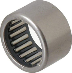 IKO - 0.787" Bore Diam, 2,850 Lb. Dynamic Capacity, 20 x 26 x 16mm, Caged, Open End, Shell Needle Roller Bearing - 1.024" Outside Diam, 0.63" Wide - Exact Tool & Supply