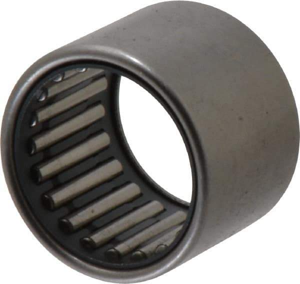 IKO - 0.787" Bore Diam, 3,550 Lb. Dynamic Capacity, 20 x 26 x 20mm, Caged, Open End, Shell Needle Roller Bearing - 1.024" Outside Diam, 0.787" Wide - Exact Tool & Supply