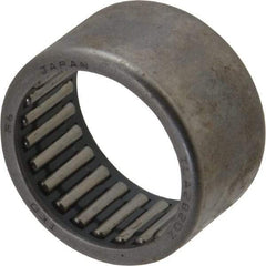 IKO - 1.102" Bore Diam, 4,700 Lb. Dynamic Capacity, 28 x 35 x 20mm, Caged, Open End, Shell Needle Roller Bearing - 1.378" Outside Diam, 0.787" Wide - Exact Tool & Supply