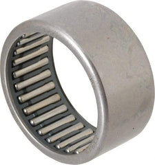 IKO - 1.378" Bore Diam, 5,400 Lb. Dynamic Capacity, 35 x 42 x 20mm, Caged, Open End, Shell Needle Roller Bearing - 1.654" Outside Diam, 0.787" Wide - Exact Tool & Supply