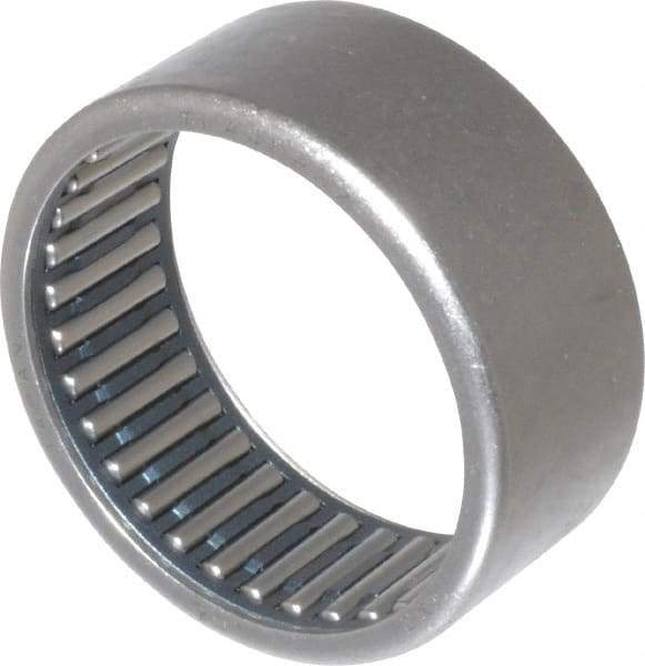IKO - 1.575" Bore Diam, 5,700 Lb. Dynamic Capacity, 40 x 47 x 20mm, Caged, Open End, Shell Needle Roller Bearing - 1.85" Outside Diam, 0.787" Wide - Exact Tool & Supply
