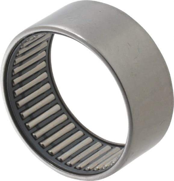 IKO - 1.969" Bore Diam, 8,700 Lb. Dynamic Capacity, 50 x 58 x 25mm, Caged, Open End, Shell Needle Roller Bearing - 2.283" Outside Diam, 0.984" Wide - Exact Tool & Supply