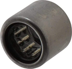 IKO - 0.472" Bore Diam, 1,460 Lb. Dynamic Capacity, 12 x 18 x 16mm, Caged, Double Seal, Open End, Shell Needle Roller Bearing - 0.709" Outside Diam, 0.63" Wide - Exact Tool & Supply
