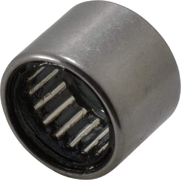 IKO - 0.787" Bore Diam, 2,850 Lb. Dynamic Capacity, 20 x 26 x 20mm, Caged, Double Seal, Open End, Shell Needle Roller Bearing - 1.024" Outside Diam, 0.787" Wide - Exact Tool & Supply