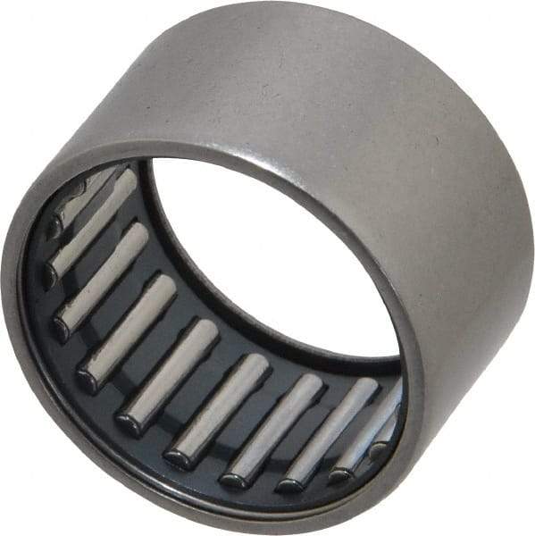 IKO - 1" Bore Diam, 4,150 Lb. Dynamic Capacity, 1 x 1-1/4 x 3/4", Caged, Open End, Shell Needle Roller Bearing - 1-1/4" Outside Diam, 3/4" Wide - Exact Tool & Supply