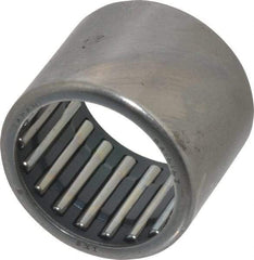IKO - 1" Bore Diam, 5,600 Lb. Dynamic Capacity, 1 x 1-1/4 x 1", Caged, Open End, Shell Needle Roller Bearing - 1-1/4" Outside Diam, 1" Wide - Exact Tool & Supply