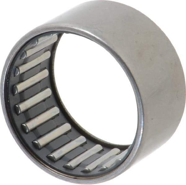 IKO - 1-1/8" Bore Diam, 4,250 Lb. Dynamic Capacity, 1-1/8 x 1-3/8 x 3/4", Caged, Open End, Shell Needle Roller Bearing - 1-3/8" Outside Diam, 3/4" Wide - Exact Tool & Supply