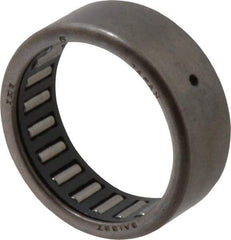 IKO - 1-1/8" Bore Diam, 2,900 Lb. Dynamic Capacity, 1-1/8 x 1-3/8 x 1/2", Caged, Open End, Shell Needle Roller Bearing - 1-3/8" Outside Diam, 1/2" Wide - Exact Tool & Supply