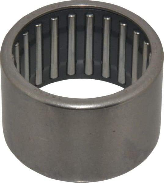IKO - 1-1/4" Bore Diam, 6,100 Lb. Dynamic Capacity, 1-1/4 x 1-1/2 x 1", Caged, Open End, Shell Needle Roller Bearing - 1-1/2" Outside Diam, 1" Wide - Exact Tool & Supply