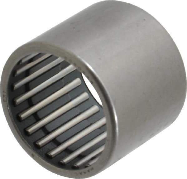IKO - 1-1/4" Bore Diam, 7,500 Lb. Dynamic Capacity, 1-1/4 x 1-1/2 x 1-1/4", Caged, Open End, Shell Needle Roller Bearing - 1-1/2" Outside Diam, 1-1/4" Wide - Exact Tool & Supply