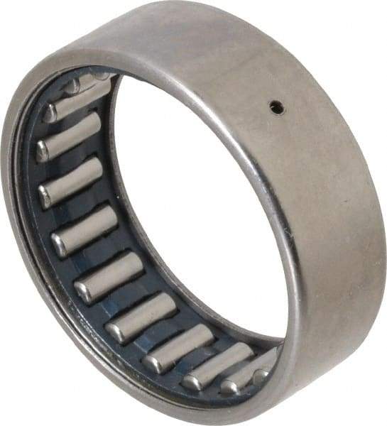 IKO - 1-1/2" Bore Diam, 5,500 Lb. Dynamic Capacity, 1-1/2 x 1-7/8 x 5/8", Caged, Open End, Shell Needle Roller Bearing - 1-7/8" Outside Diam, 5/8" Wide - Exact Tool & Supply