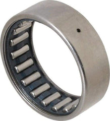 IKO - 1-1/2" Bore Diam, 5,500 Lb. Dynamic Capacity, 1-1/2 x 1-7/8 x 5/8", Caged, Open End, Shell Needle Roller Bearing - 1-7/8" Outside Diam, 5/8" Wide - Exact Tool & Supply