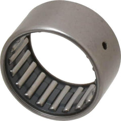 IKO - 1-1/2" Bore Diam, 8,700 Lb. Dynamic Capacity, 1-1/2 x 1-7/8 x 1", Caged, Open End, Shell Needle Roller Bearing - 1-7/8" Outside Diam, 1" Wide - Exact Tool & Supply