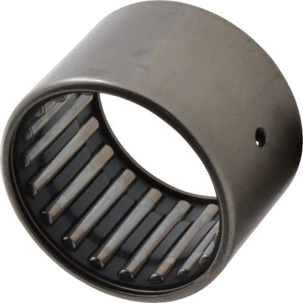 IKO - 1-1/2" Bore Diam, 10,600 Lb. Dynamic Capacity, 1-1/2 x 1-7/8 x 1-1/4", Caged, Open End, Shell Needle Roller Bearing - 1-7/8" Outside Diam, 1-1/4" Wide - Exact Tool & Supply
