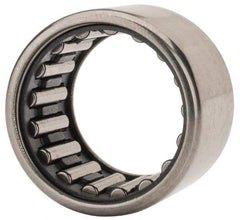 IKO - 11/16" Bore Diam, 2,900 Lb. Dynamic Capacity, 11/16 x 9/16 x 5/8", Caged, Shell Needle Roller Bearing - Heavy Section, 15/16" Outside Diam, 5/8" Wide - Exact Tool & Supply
