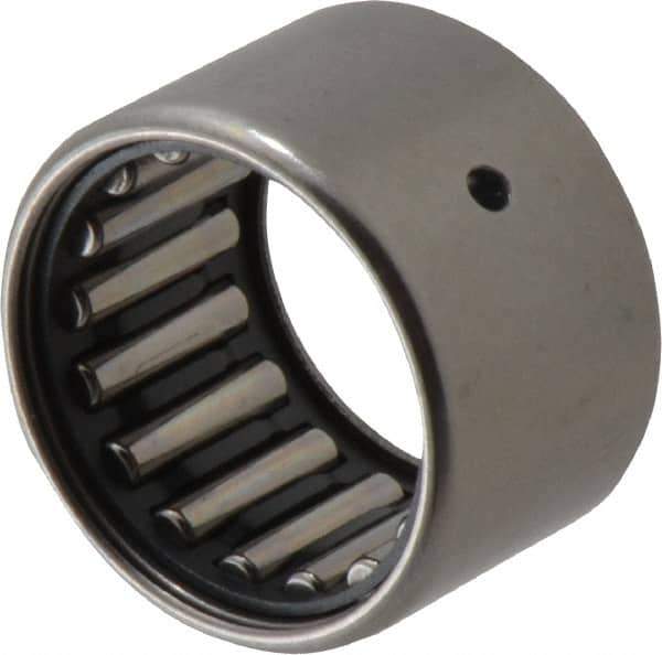 IKO - 7/8" Bore Diam, 4,400 Lb. Dynamic Capacity, 7/8 x 1-3/16 x 3/4", Caged, Shell Needle Roller Bearing - Heavy Section, 1-3/16" Outside Diam, 3/4" Wide - Exact Tool & Supply