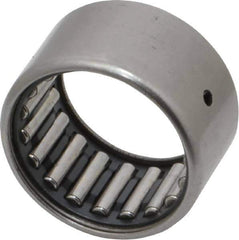 IKO - 1" Bore Diam, 4,500 Lb. Dynamic Capacity, 1 x 1-5/16 x 3/4", Caged, Shell Needle Roller Bearing - Heavy Section, 1-5/16" Outside Diam, 3/4" Wide - Exact Tool & Supply