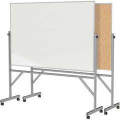 Ghent - Whiteboards & Magnetic Dry Erase Boards Type: Reversible Dry Erase/Corkboard Height (Inch): 78-1/8 - Exact Tool & Supply