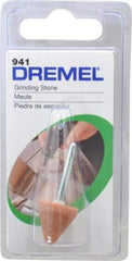 Dremel - 5/8" Head Diam x 5/8" Thickness, B41, Tree End, Aluminum Oxide Mounted Point - Green - Exact Tool & Supply