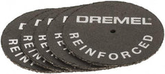 Dremel - 1-1/4" Cutoff Wheel - 0.045" Thick, 1/8" Arbor, Use with Angle Grinders - Exact Tool & Supply