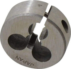 Interstate - #12-36 UNS Thread, 1" Outside Diam High Speed Steel Round Die - Right Hand Thread, Adjustable - Exact Tool & Supply