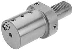 Global CNC Industries - 1-1/4" Max Cut, 40mm Shank Diam, VDI Toolholder - 95" Projection, For E4, Through Coolant - Exact Tool & Supply