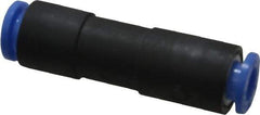 SMC PNEUMATICS - 6mm OD, Brass/Polybutylene Push-to-Connect Union - 145 Max psi - Exact Tool & Supply