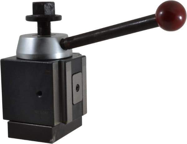 Phase II - 14 to 20 Inch Lathe Swing, Piston Type Quick Change Tool Post - 6-1/4 Inch Tool Post Height, Series 400, 7 Inch Overall Height - Exact Tool & Supply