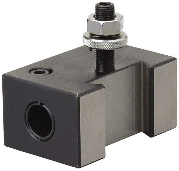 Phase II - Series CA, #41 Boring Bar Tool Post Holder - 14 to 20" Lathe Swing, 2-3/4" OAH, 1-3/8" Centerline Height - Exact Tool & Supply