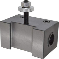 Phase II - Series CA, #4 Boring Bar Tool Post Holder - 14 to 20" Lathe Swing, 2-1/2" OAH, 1-1/4" Centerline Height - Exact Tool & Supply