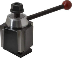 Phase II - 14 to 20 Inch Lathe Swing, Wedge Type Quick Change Tool Post - 6-1/4 Inch Tool Post Height, Series 400, 7 Inch Overall Height - Exact Tool & Supply