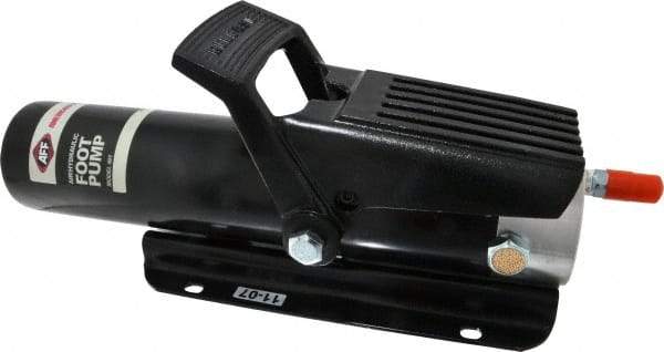Value Collection - 10,000 psi Air-Hydraulic Pump & Jack - 19.95 oz Oil Capacity, Use with Single Acting Cylinders - Exact Tool & Supply