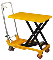 Wesco Industrial Products - 660 Lb Capacity Manual Scissor Lift Table - 32" Platform Length x 20" Platform Width - Exact Tool & Supply