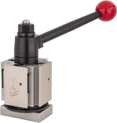 Dorian Tool - 14 to 17 Inch Lathe Swing, Indexable Quick Change Tool Post - 6.415 Inch Tool Post Height, Series CXA, 1-3/8 to 2-7/32 Inch Centerline Height Range, 24 Position - Exact Tool & Supply