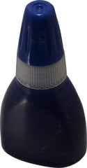 Value Collection - Rubber Stamp Accessories Type: Refill Ink Color: Blue - Exact Tool & Supply