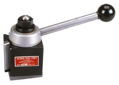 Aloris - 25 and Up Inch Lathe Swing, Wedge Type Quick Change Tool Post - 8-1/2 Inch Tool Post Height, Series EA, 3 to 3-11/16 Inch Centerline Height Range, 10 Inch Overall Height, 24 Position - Exact Tool & Supply