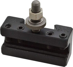 Aloris - Series AXA, #2 Boring, Turning & Facing Tool Post Holder - 12" & Under Lathe Swing, 1-1/2" OAH x 3" OAL, 1/2" Max Tool Cutting Size, 15/16" Centerline Height - Exact Tool & Supply