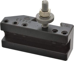 Aloris - Series BXA, #13 Extension Tool Post Holder - 10 to 15" Lathe Swing, 1-3/4" OAH, 5/8" Max Tool Cutting Size, 1-1/8" Centerline Height - Exact Tool & Supply